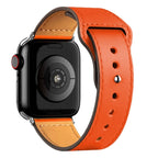 Apple Watch Leather Band in Orange