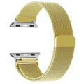 Magnetic Stainless Steel Apple Watch Band Gold