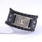 Men's Black and Gold Tree of Life Bracelet