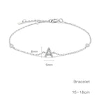 Bracelet with rhinestone initial