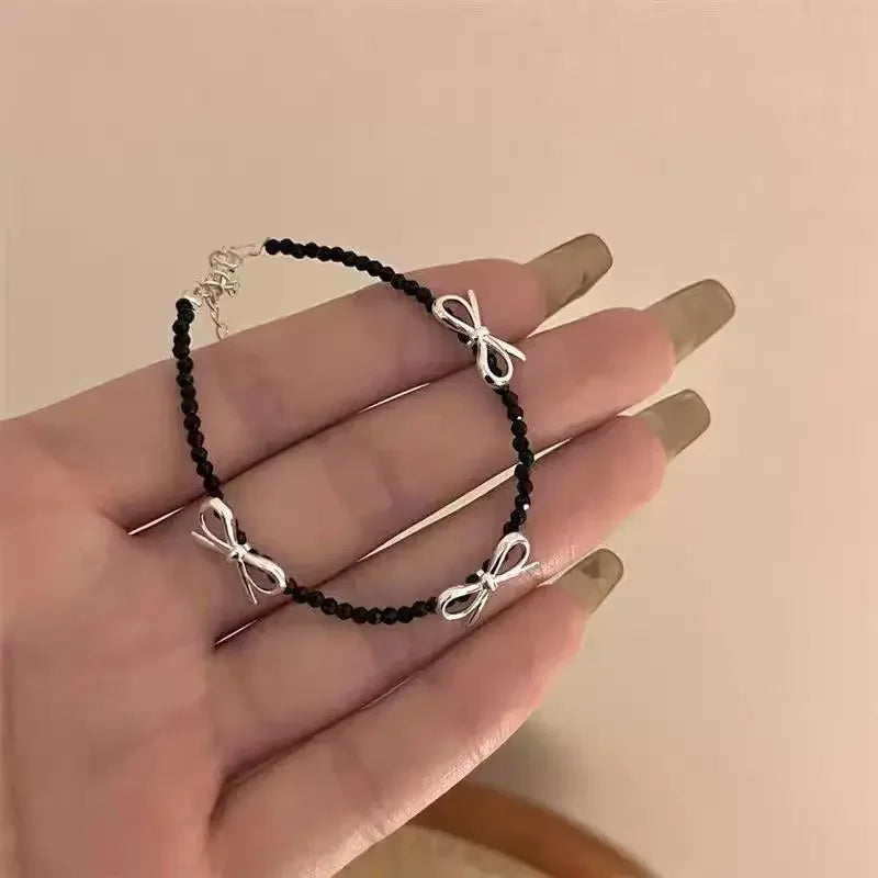 Black women’s bow bracelet