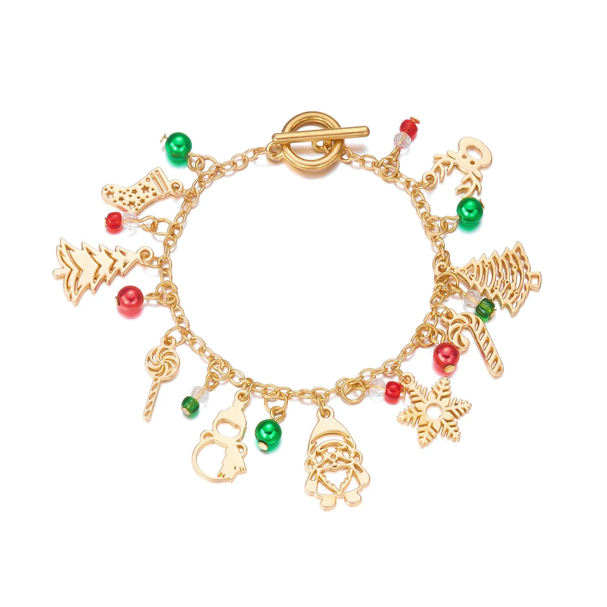 Bracelet with Christmas Pendants