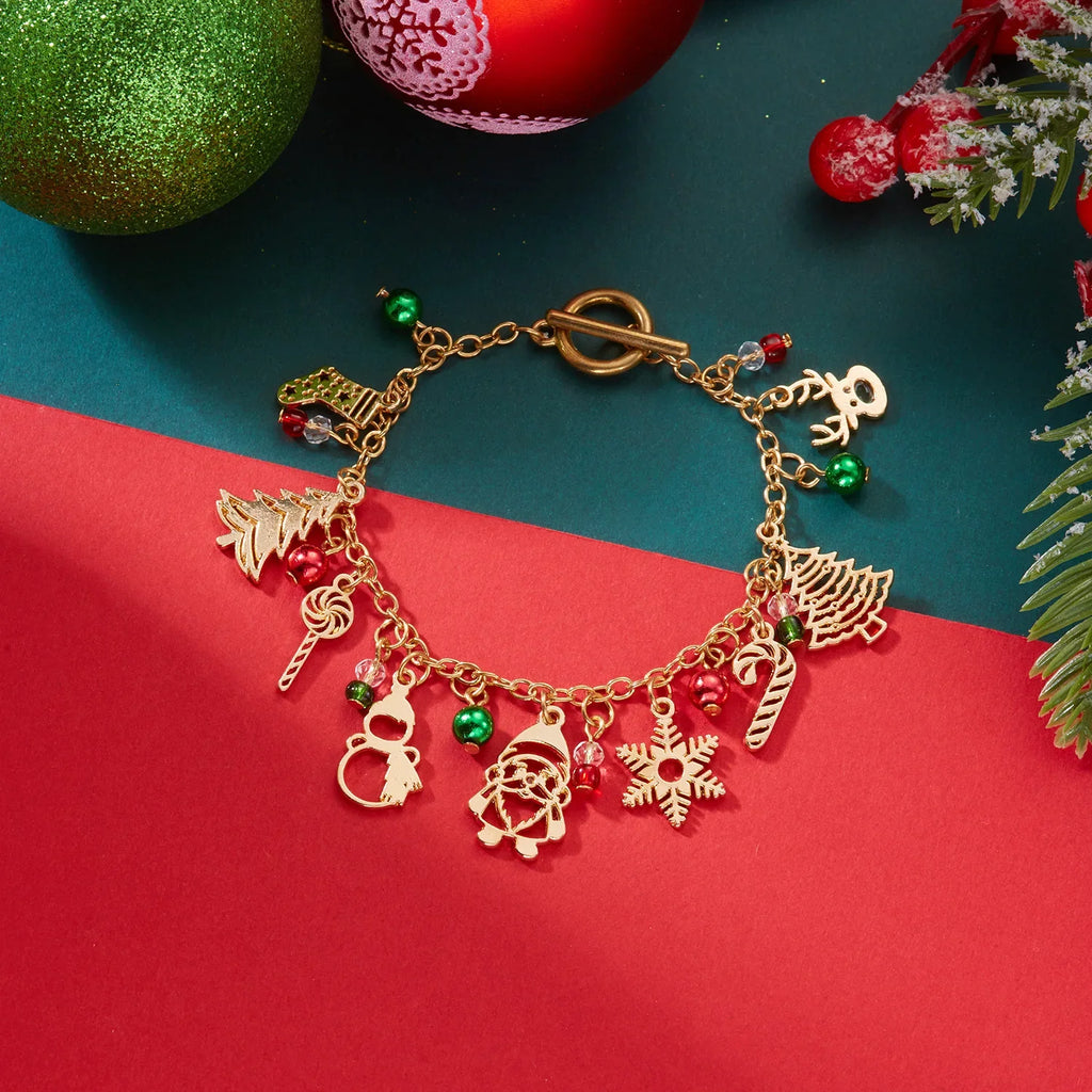 Bracelet with Christmas Pendants