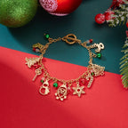 Bracelet with Christmas Pendants