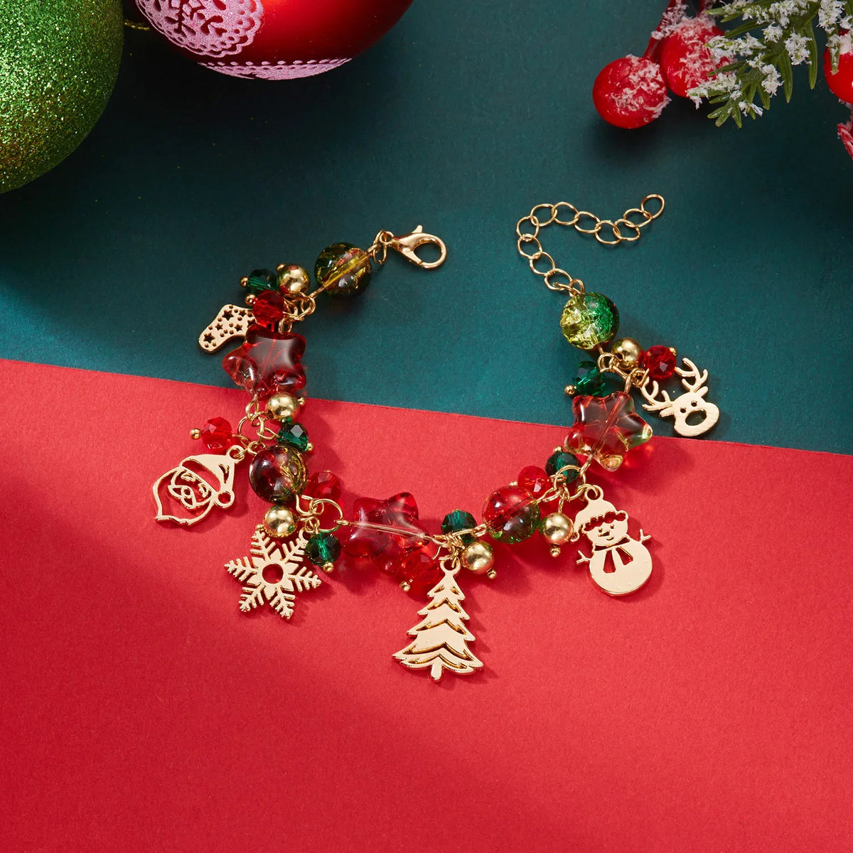 Women's Christmas Charm Bracelet