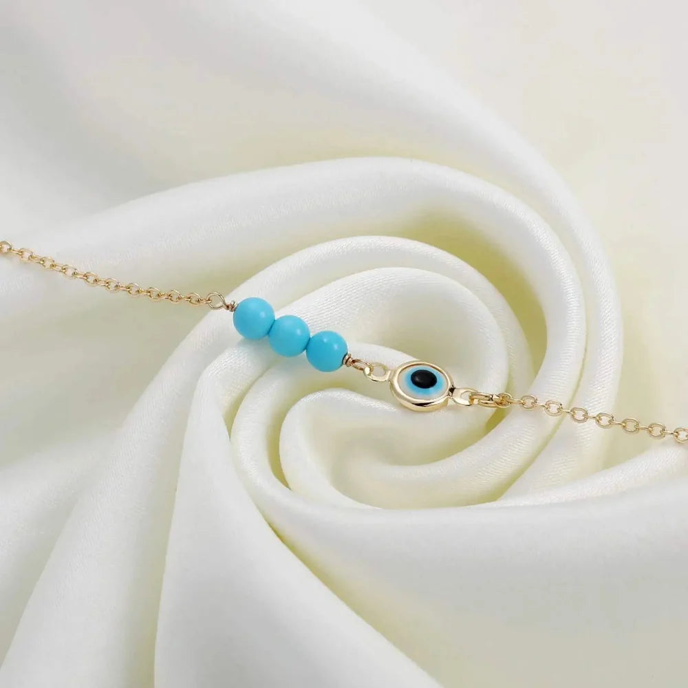 Bracelet with Evil Eye Beads