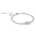 Bracelet with Hamsa hand in gold or silver Arabic silver