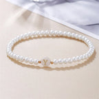 White initial bracelet y