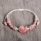 Bohemian Bracelet Shell Snail Pink