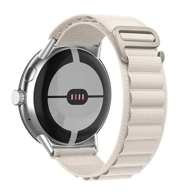 Alpine Buckle Smartwatch Bracelet for Google Pixel Watch 1 & 2 beige