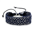 Handmade Brazilian Bracelet with Geometric Shapes in Black