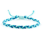 Handmade Blue Brazilian Bracelet in blue and green