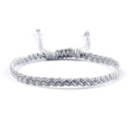 Thin Adjustable Brazilian Bracelet gray