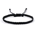 Thin Adjustable Brazilian Bracelet black