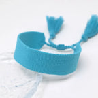 Soft Pastel Handmade Brazilian Bracelet blue 