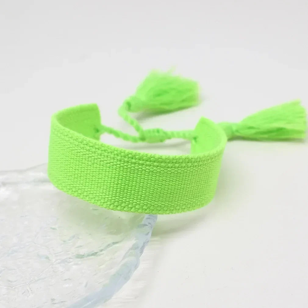 Soft Pastel Handmade Brazilian Bracelet light green