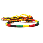 Boho Hippie Style Brazilian Bracelet red and yellow