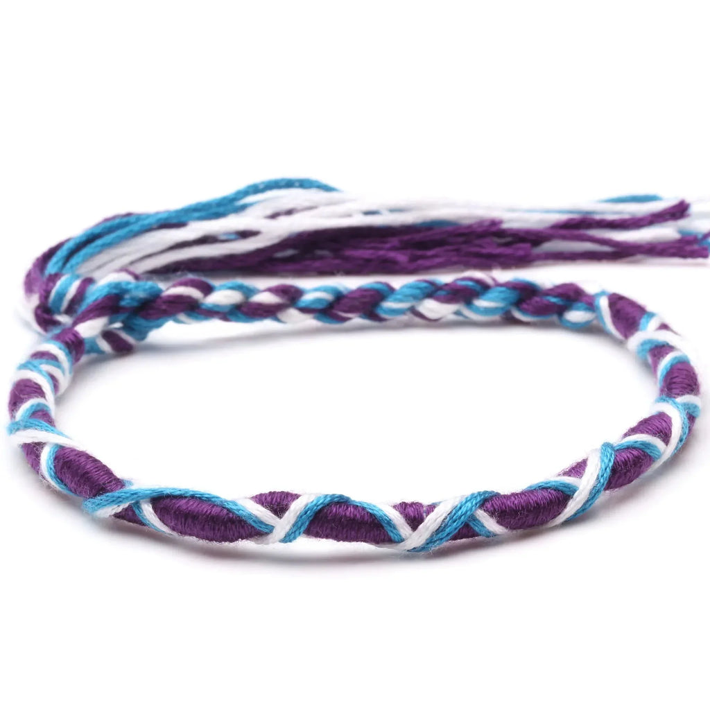 Boho Hippie Style Brazilian Bracelet purple