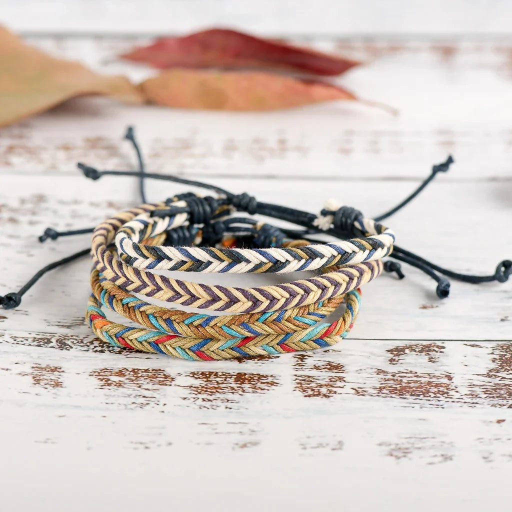 Braided blue Brazilian bracelet