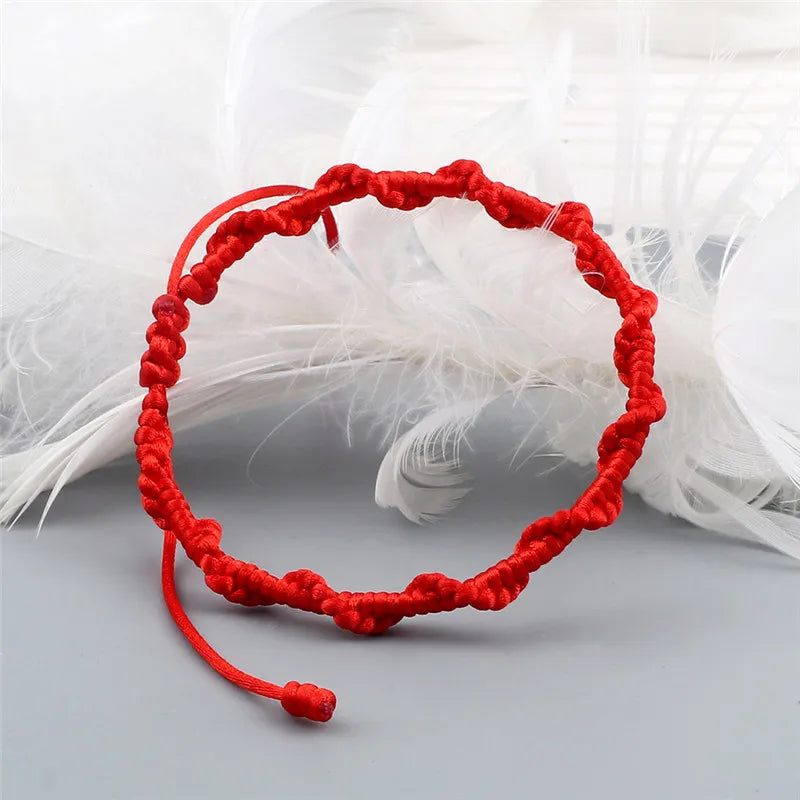Artisanal Braided Brazilian Bracelet red
