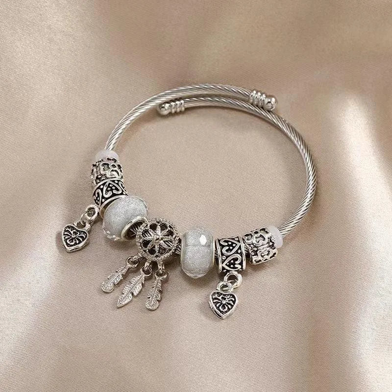 Dreamcatcher and Hearts Bracelet