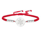 Red Metatron's Cube Colorful Bracelet