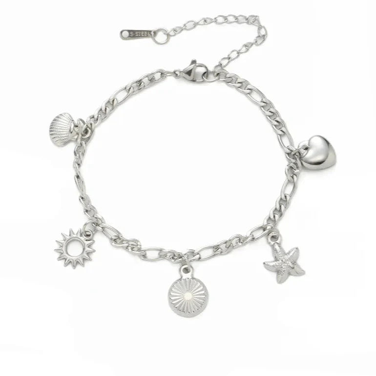 Silver Shell Bracelet for Women