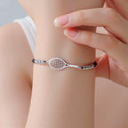Short tennis bracelet