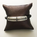 Rustic Leather Cross Bracelet - Exception®