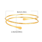 Women's arm bracelet - thin bicep chain
