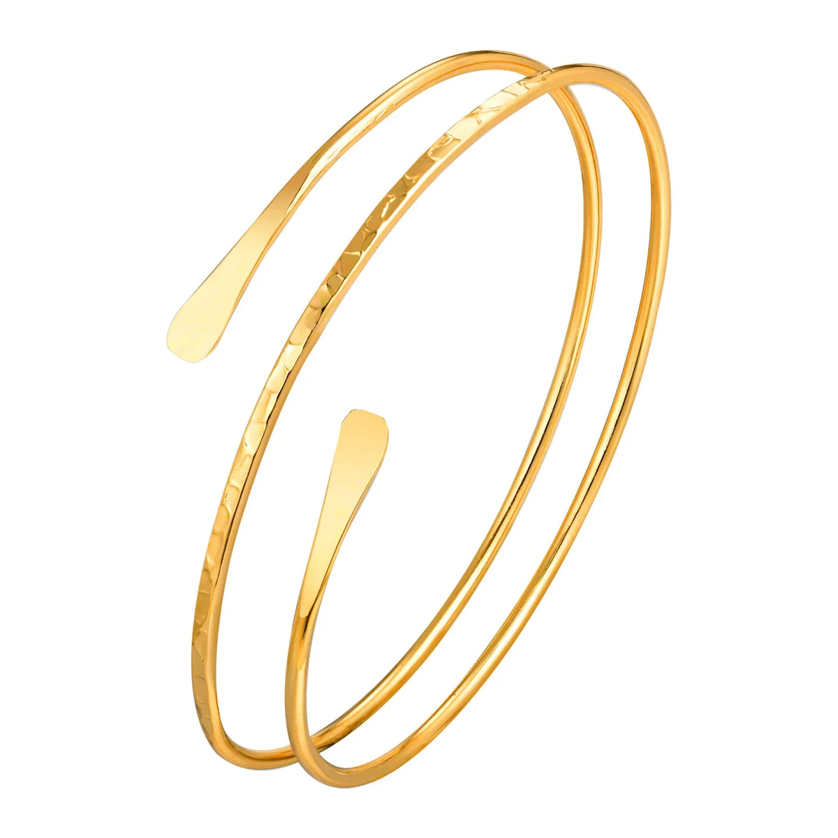 Women's arm bracelet - thin gold bicep chain
