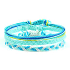 Braided Tibetan Lucky Bracelet 9 Turquoise