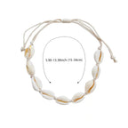 Women’s cowrie shell anklet bracelet