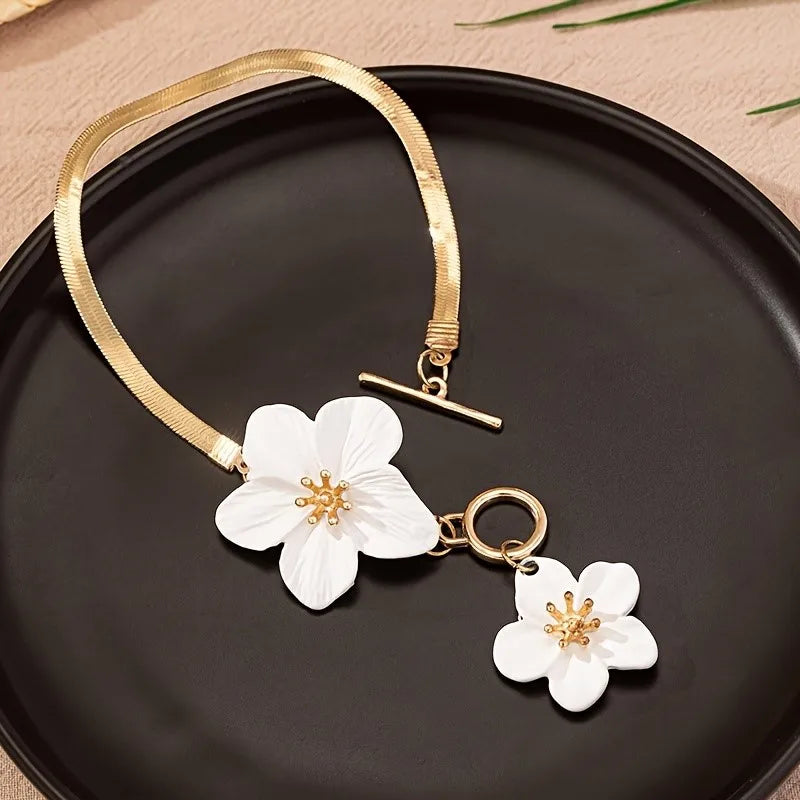 Flower anklet for women 