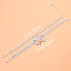 Women's "Little Heart" ankle bracelet
