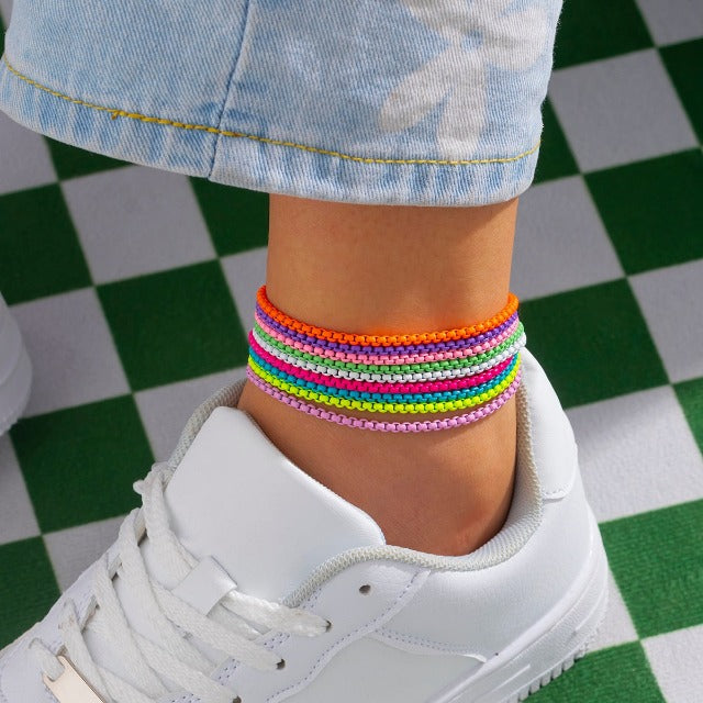 Women's Ankle Bracelet in 9 Colors
