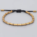 Vintage Tibetan Buddhist Black Curb Chain Bracelet