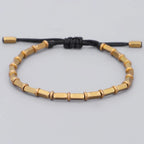 Vintage Tibetan Buddhist Black Curb Chain Bracelet