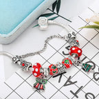 Silver Christmas Tree Bracelet