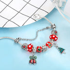 Silver Christmas Tree Bracelet