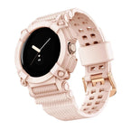 Solid Protective Smartwatch Band Google Pixel Watch 1 & 2 pink
