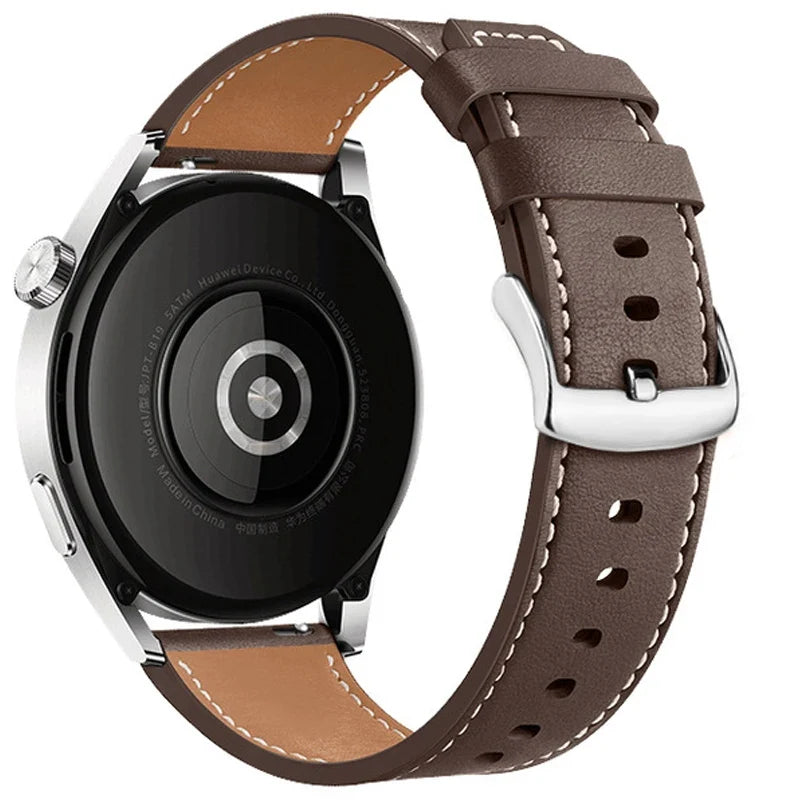 Replacement leather band for Google Pixel Watch 1, 2, 3, 4, 41mm, 45mm brown