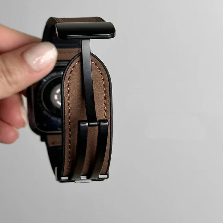 Replacement strap for Apple Watch in leather 