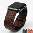 Replacement strap for Apple Watch in brown distressed leather