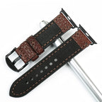 Replacement strap for Apple Watch in distressed leather 