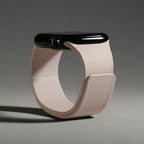 Replacement Apple Watch band in magnetic silicone beige