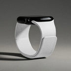 Replacement Apple Watch band in magnetic silicone white