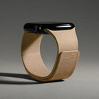 Replacement Apple Watch band in magnetic silicone brown