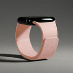 Replacement Apple Watch band in magnetic silicone pink
