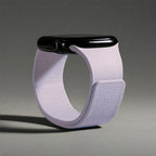Replacement Apple Watch band in magnetic silicone purple